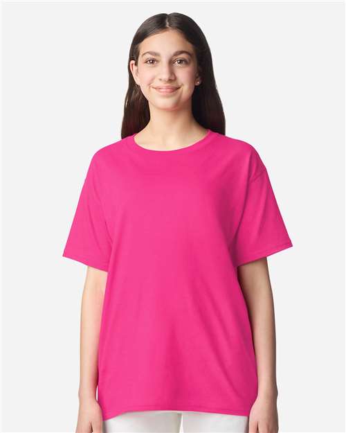 Gildan Youth Light Cotton T-Shirt 3000B - Heliconia