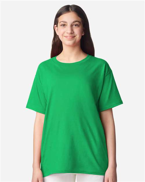 Gildan Youth Light Cotton T-Shirt 3000B - Irish Green