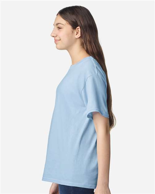 Gildan Youth Light Cotton T-Shirt 3000B - Light Blue