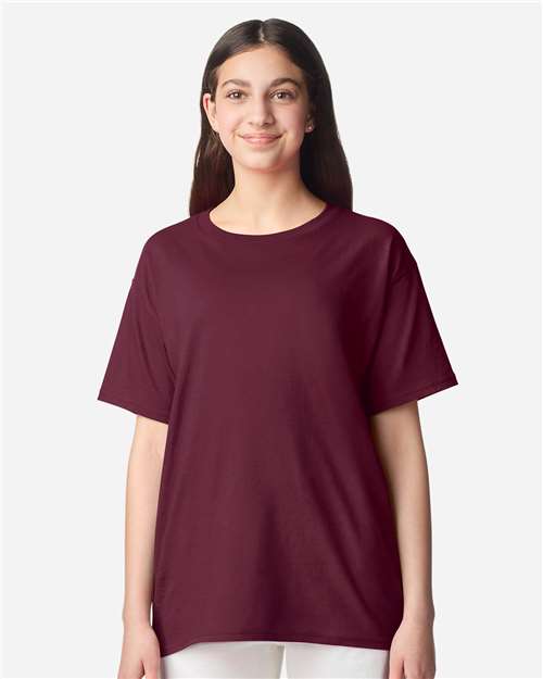 Gildan Youth Light Cotton T-Shirt 3000B - Maroon