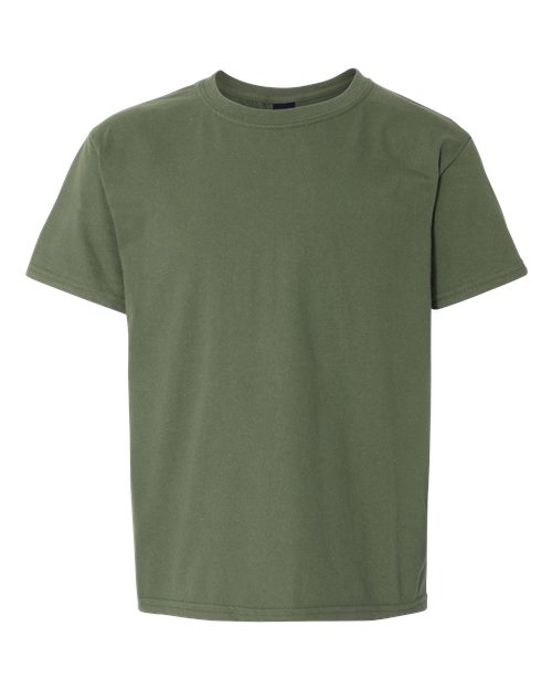 Gildan Youth Light Cotton T-Shirt 3000B - Military Green