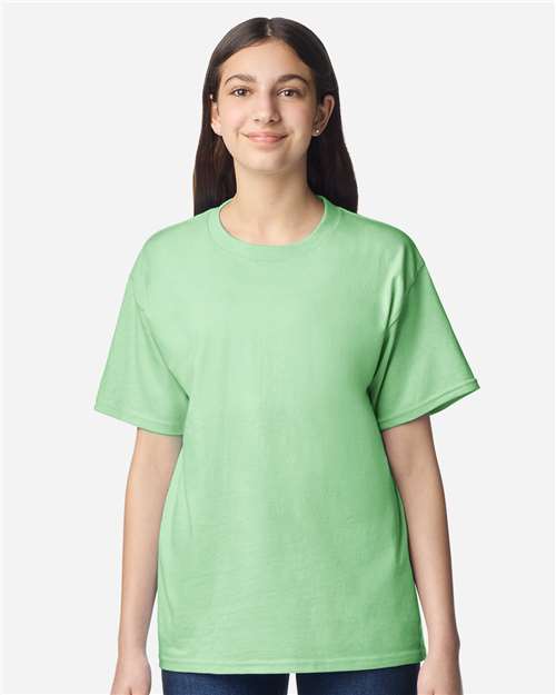 Gildan Youth Light Cotton T-Shirt 3000B - Mint Green