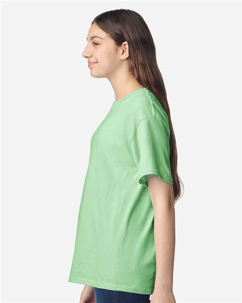 Gildan Youth Light Cotton T-Shirt 3000B - Mint Green