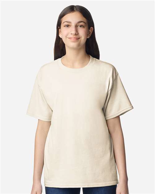 Gildan Youth Light Cotton T-Shirt 3000B - Natural