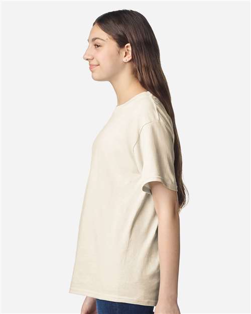 Gildan Youth Light Cotton T-Shirt 3000B - Natural