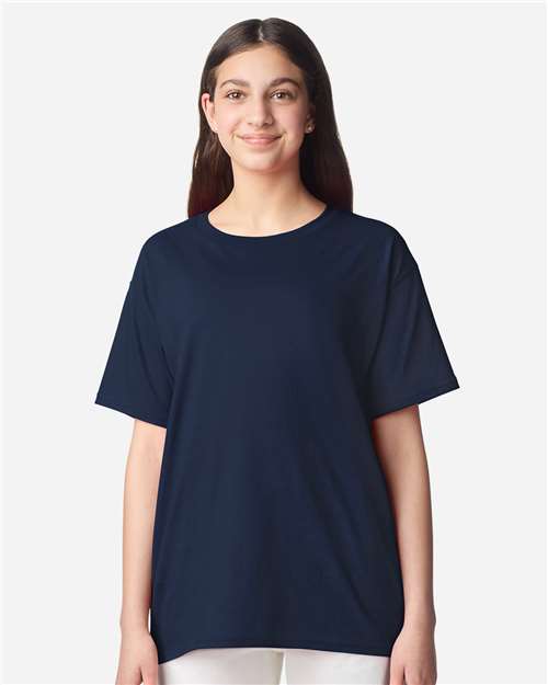 Gildan Youth Light Cotton T-Shirt 3000B - Navy