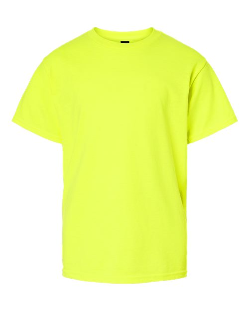 Gildan Youth Light Cotton T-Shirt 3000B - Safety Green