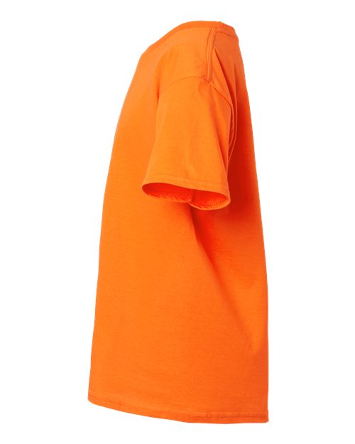 Gildan Youth Light Cotton T-Shirt 3000B - Safety Orange