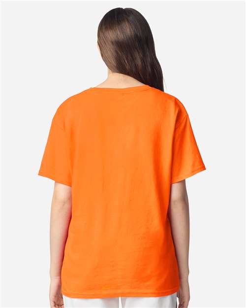 Gildan Youth Light Cotton T-Shirt 3000B - Safety Orange