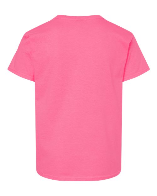 Gildan Youth Light Cotton T-Shirt 3000B - Safety Pink