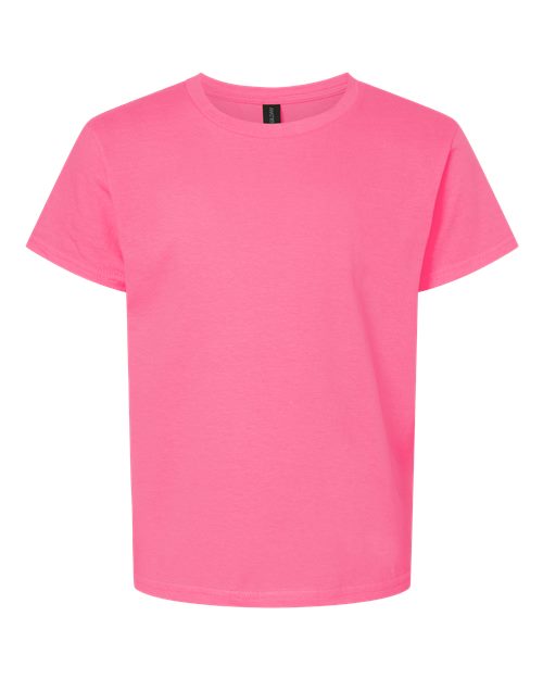 Gildan Youth Light Cotton T-Shirt 3000B - Safety Pink