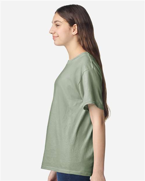 Gildan Youth Light Cotton T-Shirt 3000B - Sage