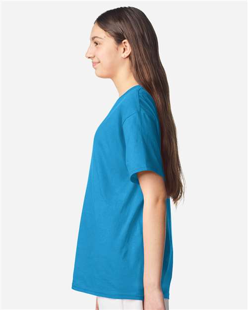 Gildan Youth Light Cotton T-Shirt 3000B - Sapphire