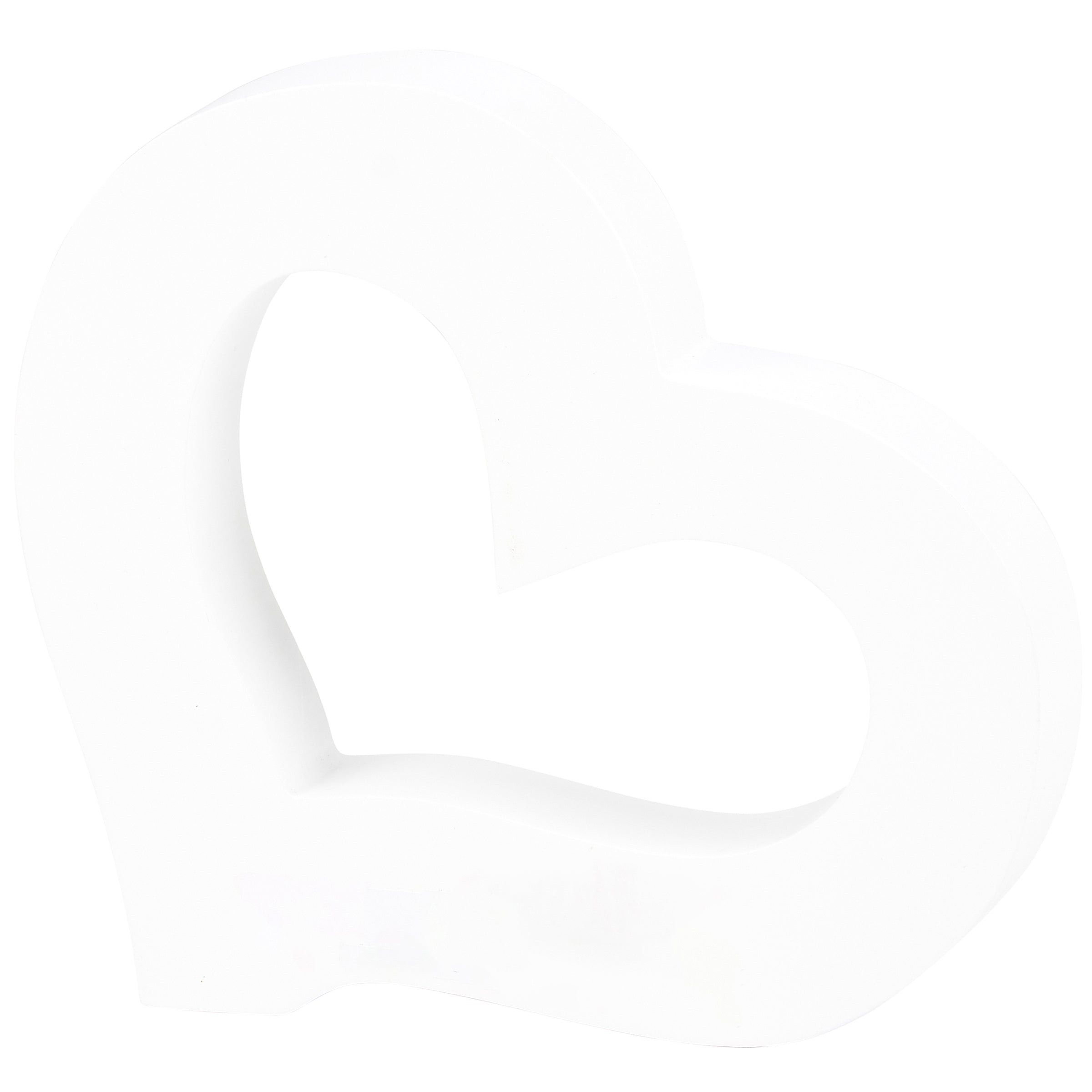 Heart-Shaped Rainbow 'Be Yourself' Chunky Sitter - Inspirational Pride Home Decor