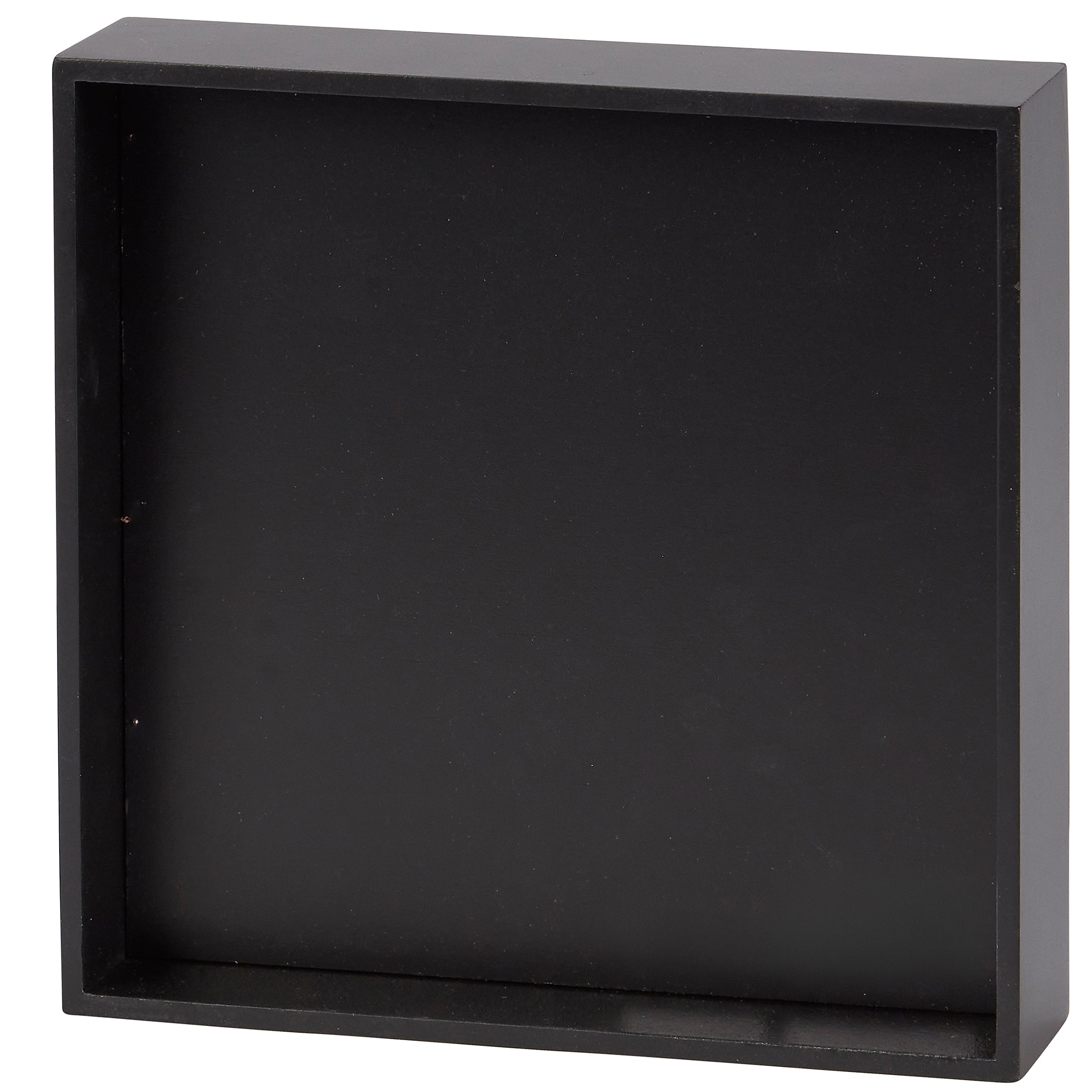 Inspiring Black Wood Box Sign: 'Let Your Faith Be Bigger Than Your Fear'