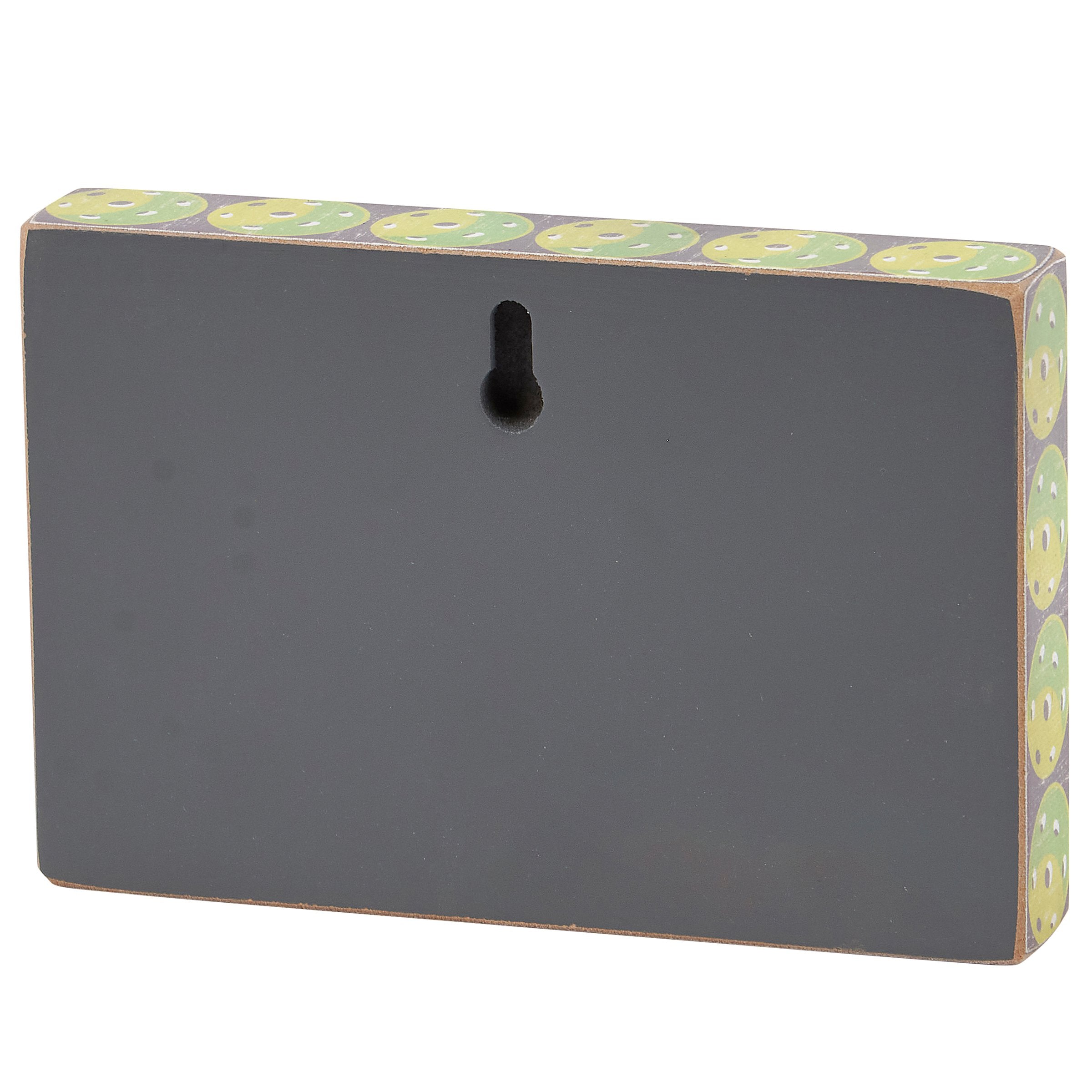 Funny Pickleball Wood Block Sign: "A Day Without Pickleball" Home Decor Accent