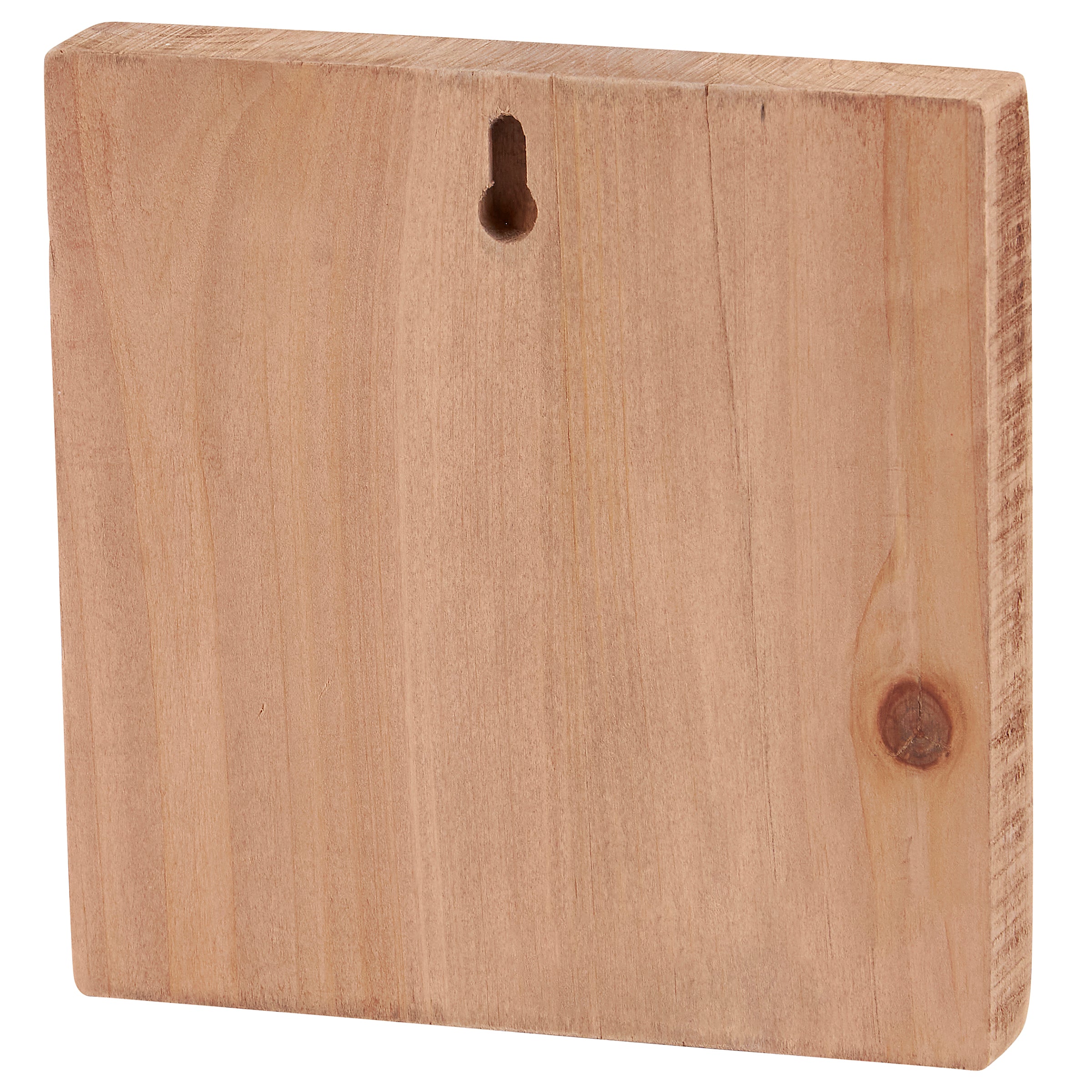 Textured Hummingbird Art Block Sign - Botanical Floral Wood Decor, Freestanding Wall Mount