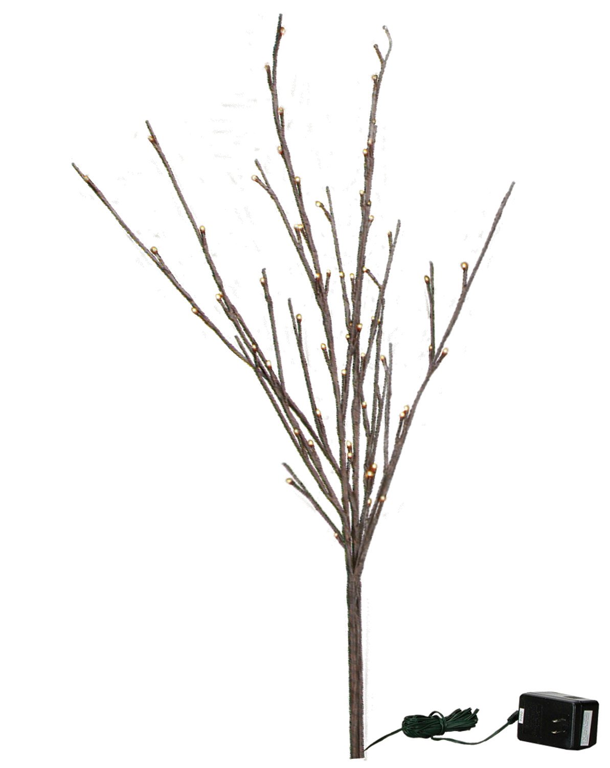 Charming 19.75-inch Small Willow Twig, 60 Warm LED Lights, Whimsical Decor