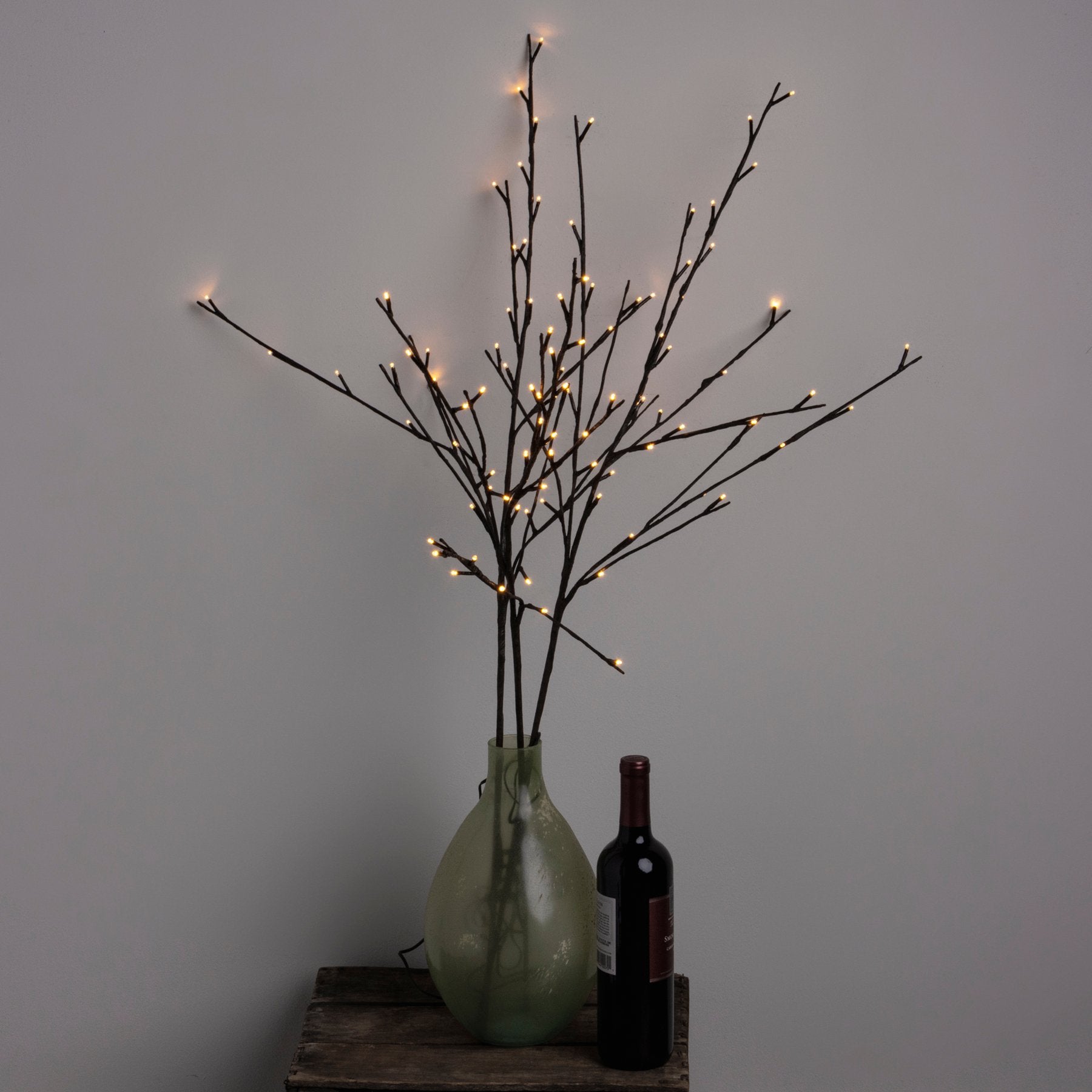 Large Willow Twig with 96 LED Lights for Whimsical Home Decor Ambiance