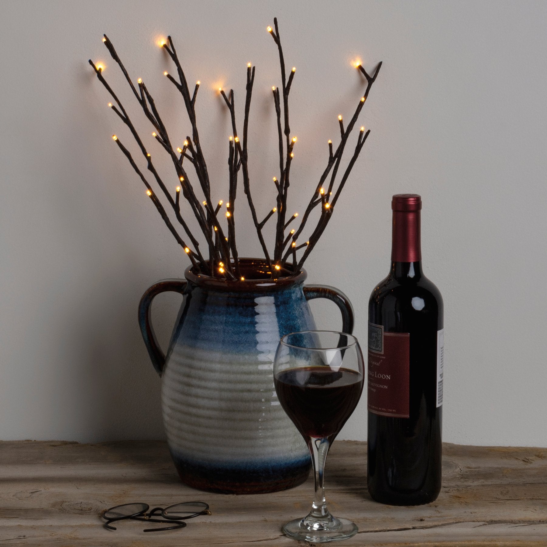 Enchanting 19.75-inch Battery Operated Willow Twig with 60 Warm LED Lights