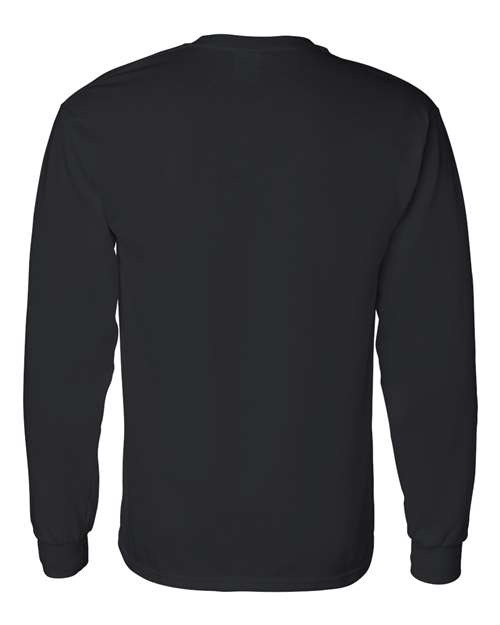 Gildan Unisex Heavy Cotton™ Long Sleeve T-Shirt 5400 - Black