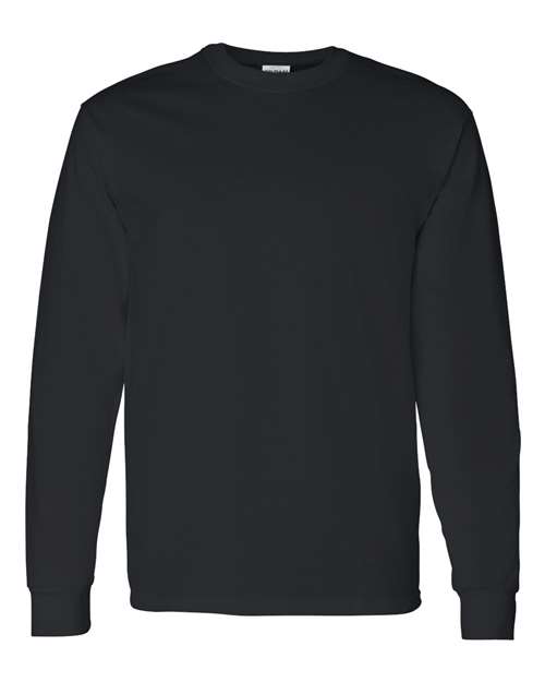 Gildan Unisex Heavy Cotton™ Long Sleeve T-Shirt 5400 - Black