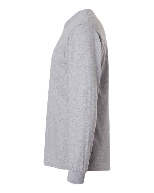 Gildan Unisex Ultra Cotton® Long Sleeve Pocket T-Shirt 2410