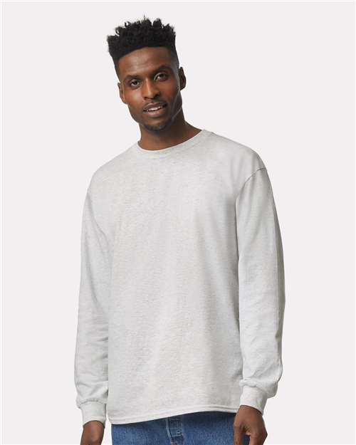 Gildan Unisex Ultra Cotton® Long Sleeve T-Shirt 2400 - Ash