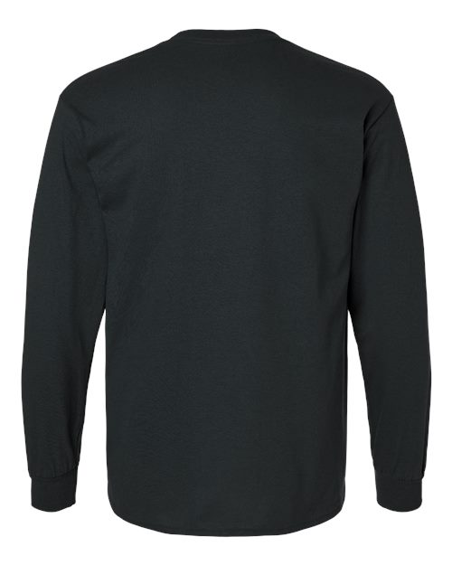 Gildan Unisex Ultra Cotton® Long Sleeve T-Shirt 2400 - Black
