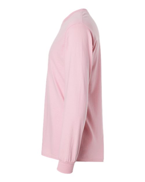 Gildan Unisex Ultra Cotton® Long Sleeve T-Shirt 2400 - Light Pink