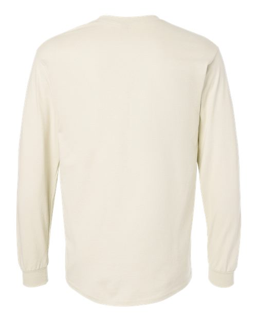 Gildan Unisex Ultra Cotton® Long Sleeve T-Shirt 2400 - Natural