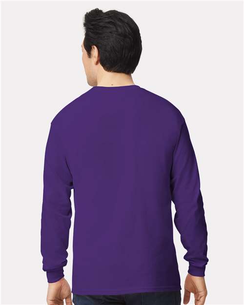 Gildan Unisex Ultra Cotton® Long Sleeve T-Shirt 2400 - Purple