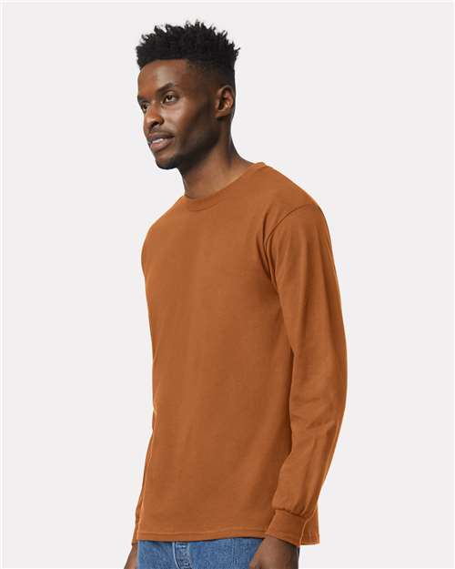Gildan Unisex Ultra Cotton® Long Sleeve T-Shirt 2400 - Texas Orange