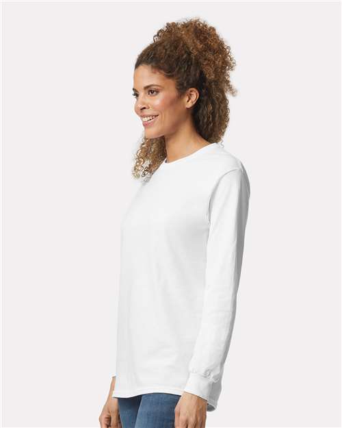 Gildan Unisex Ultra Cotton® Long Sleeve T-Shirt 2400 - White