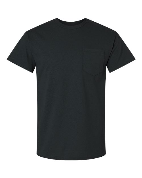 Gildan Unisex Ultra Cotton® Pocket T-Shirt 2300 - Black