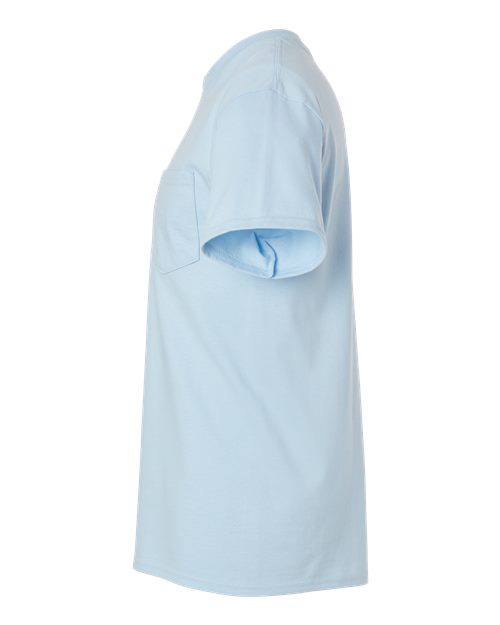 Gildan Unisex Ultra Cotton® Pocket T-Shirt 2300 - Light Blue