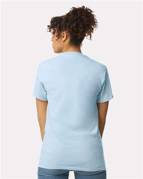 Gildan Unisex Ultra Cotton® Pocket T-Shirt 2300 - Light Blue