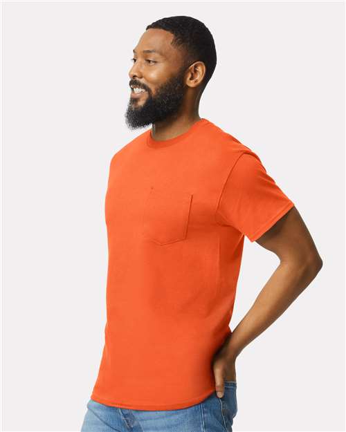 Gildan Unisex Ultra Cotton® Pocket T-Shirt 2300 - Orange