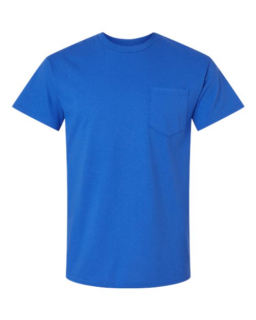 Gildan Unisex Ultra Cotton® Pocket T-Shirt 2300 - Royal