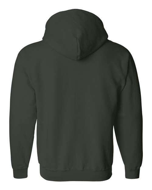 Gildan Unisex Heavy Blend™ Full-Zip Hooded Sweatshirt 18600 - Forest