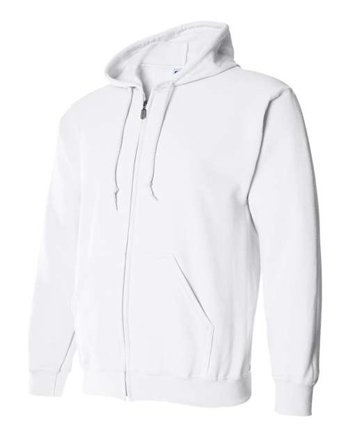 Gildan Unisex Heavy Blend™ Full-Zip Hooded Sweatshirt 18600 - White