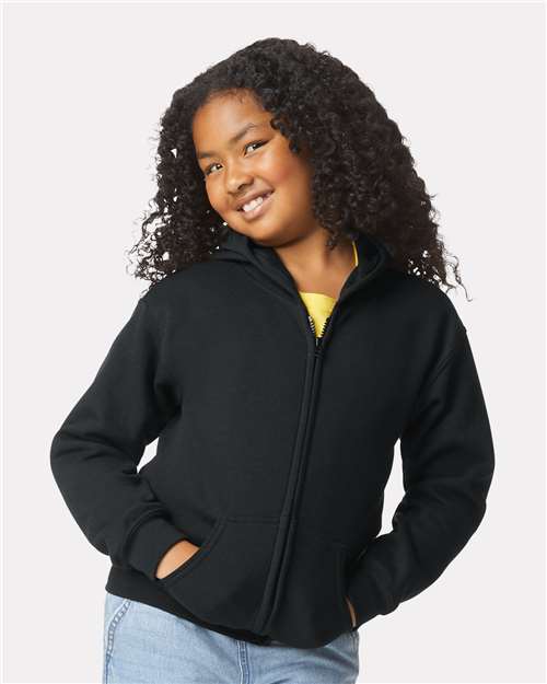 Gildan Youth Heavy Blend™ Full-Zip Hooded Sweatshirt 18600B