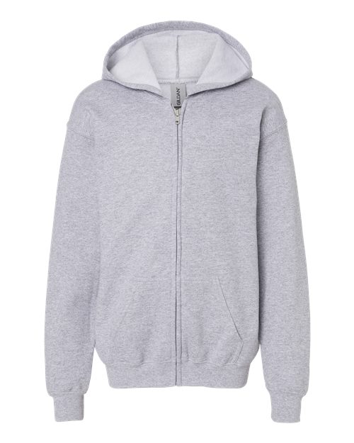 Gildan Youth Heavy Blend™ Full-Zip Hooded Sweatshirt 18600B