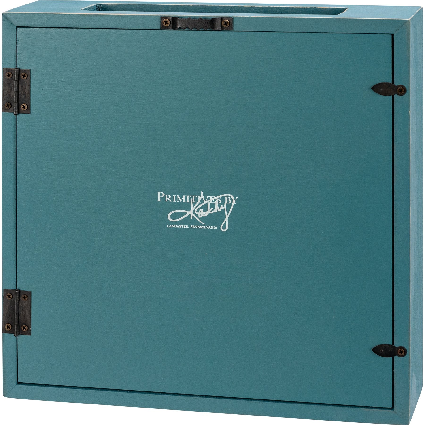 Coastal Keepsake Wooden Shell Holder with Glass Front for Treasured Seashells