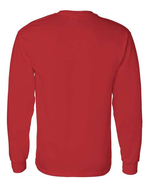 Gildan Unisex Heavy Cotton™ Long Sleeve T-Shirt 5400 - Red