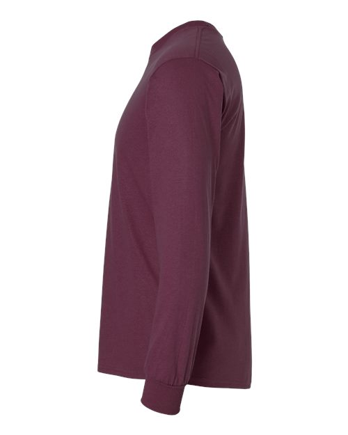 Gildan Unisex Ultra Cotton® Long Sleeve T-Shirt 2400 - Maroon