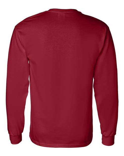 Gildan Unisex Heavy Cotton™ Long Sleeve T-Shirt 5400 - Garnet