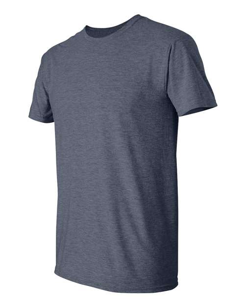 Gildan Unisex Softstyle® T-Shirt 64000 - Heather Navy