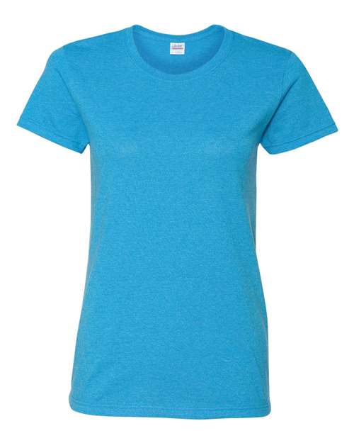Gildan Women's Heavy Cotton™ T-Shirt 5000L - Heather Sapphire