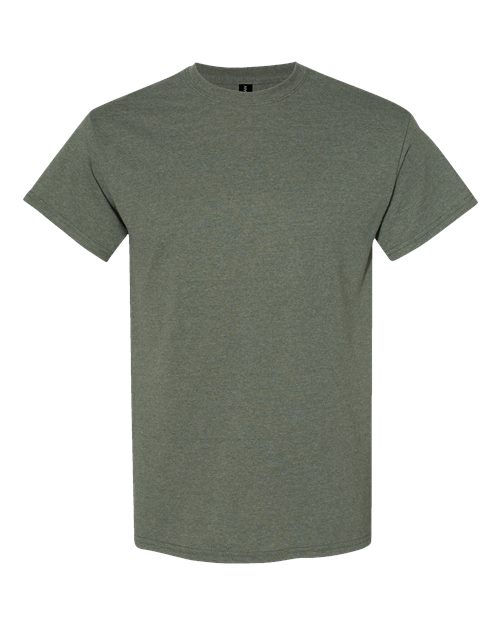 Gildan Unisex Heavy Cotton™ T-Shirt 5000 - Heather Military Green